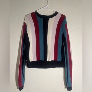 Knitted striped Hurley Crew Neck Sweater